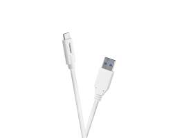 celexon USB-C auf USB-A Kabel - USB 3.2 Gen 2x1 wei� - Kabel - Digital/Daten