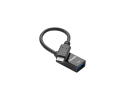 celexon USB-C auf USB-A M/F Adapter schwarz - Adapter - Digital/Daten