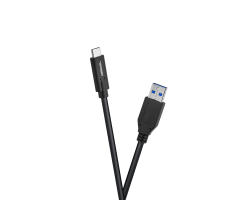 celexon USB-C auf USB-A Kabel - USB 3.2 Gen 2x1 schwarz - Kabel - Digital/Daten