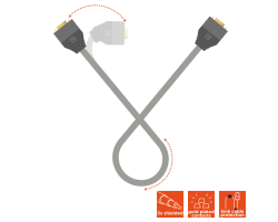 celexon VGA Kabel - Professional Line - Kabel - Digital/Display/Video