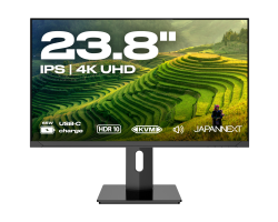 JAPANNEXT JN-IPS2380UHDR-C65W-HSP - 23.8 - Flachbildschirm (TFT/LCD) - 60,5 cm