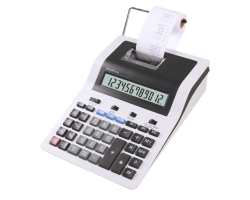 Rebell PDC 30 - Desktop - Druckrechner - 12 Ziffern - 1 Zeilen - Wechselstrom/Batterie - Grau