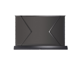 celexon Bodenleinwand UST HomeCinema Plus 100 Schwarz - Leinwand - 254 cm