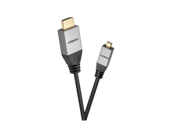 celexon HDMI auf Micro Kabel mit Ethernet - 2.0a/b 4K - Professional - Adapter - Digital/Display/Video