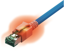 EasyLan S/FTP Kabel Kat.6a 1m blau - Kabel - Netzwerk