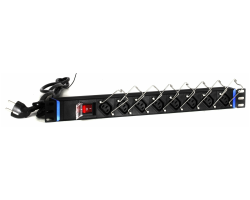 DSIT 19 inch 8 way C13 power strip - Steckdosenleiste - 1,8 m