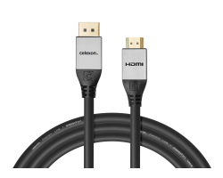 celexon DisplayPort auf HDMI Kabel 4K - Professional Line - Adapter - Digital/Display/Video