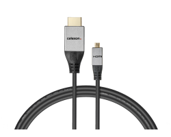 celexon HDMI auf Micro Kabel mit Ethernet - 2.0a/b 4K - Professional - Adapter - Digital/Display/Video