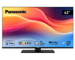 Panasonic TB-43W61AEZC sw LED-TV UHD 4K HDR Multituner TIVO - 109,2 cm - 43