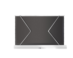 celexon Bodenleinwand UST HomeCinema Plus 110 Weiss - Leinwand - 279,4 cm