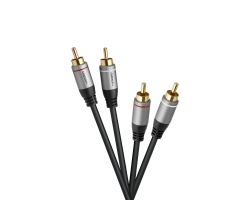 celexon 2x Cinch Stereo Audiokabel - Professional Line - Kabel - Audio/Multimedia
