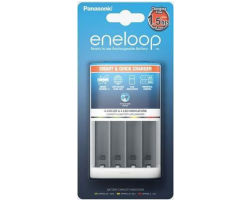 Panasonic eneloop Smart & Quick BQ-CC55 - 1,5 - 3 Std. Batterieladeger�t - (f�r 4xAA/AAA)