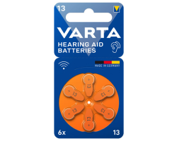 Varta Hrgeraetebatterie Hearing Aid 13 6er Blister Zink/Luft