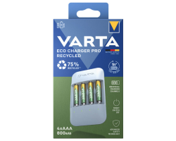Varta Eco Charger Pro Recycled+ 4 x 800 mAh AAA 57683 101 131
