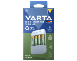 Varta Eco Charger Pro Recycled+ 4 x 2100 mAh AA 57683 101 121