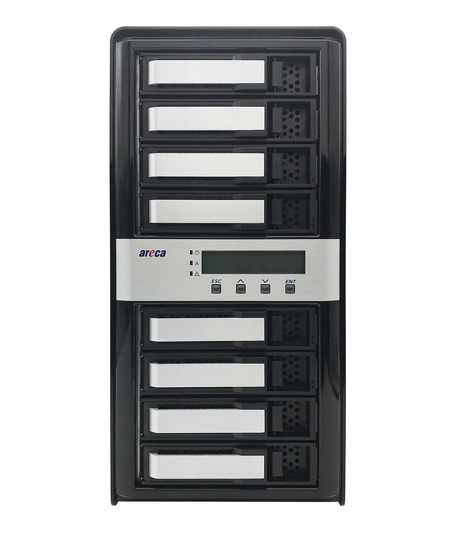 Areca ARC-8050T3U-8 servidor de almacenamiento Torre Ethernet Negro