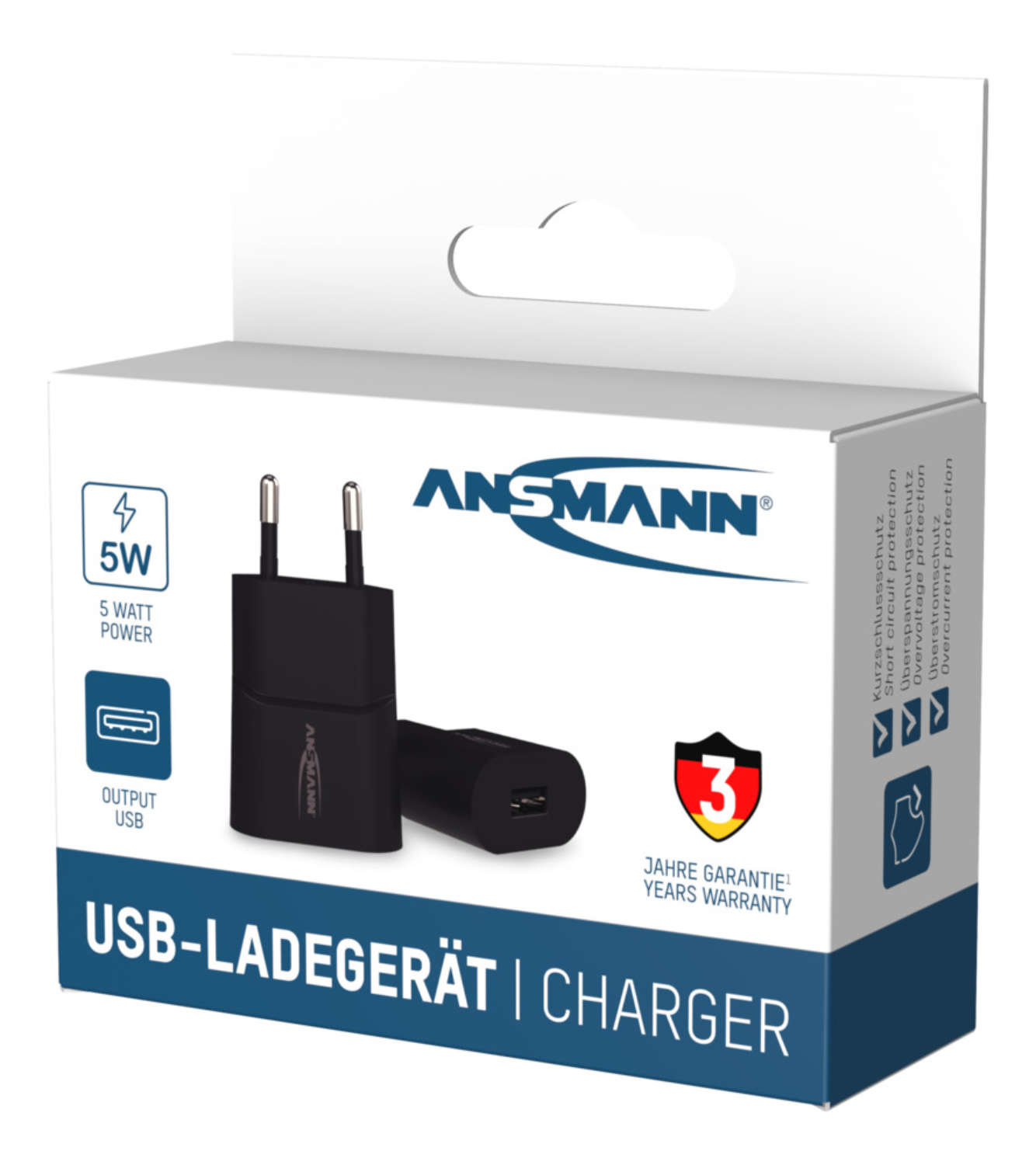 Ansmann HC105 - Netzteil - 5 Watt - 1 A (USB)