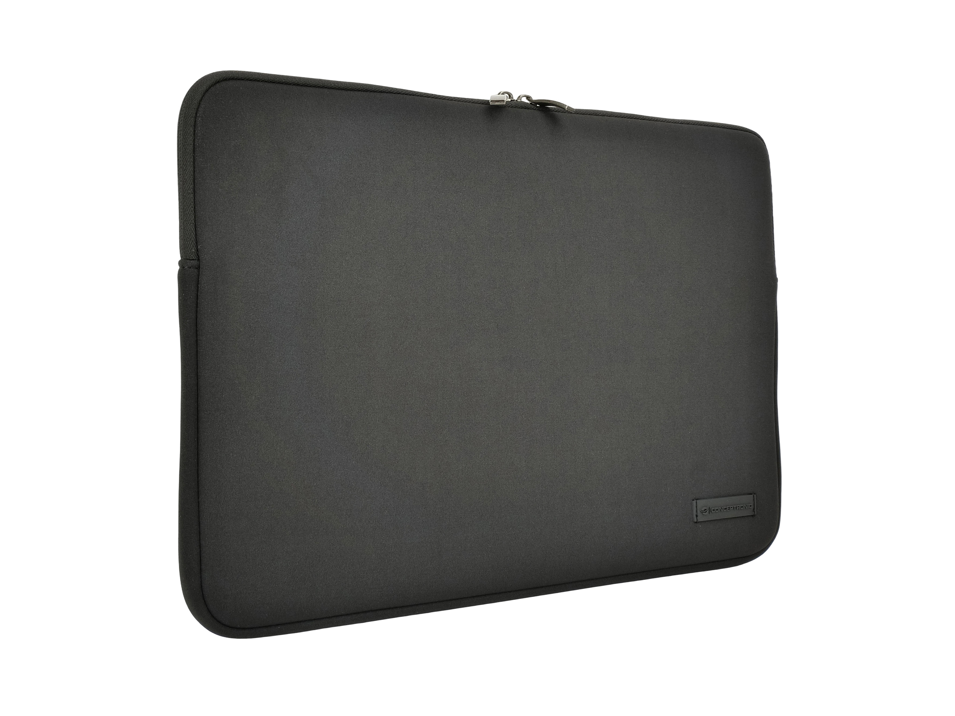 Conceptronic OBRIX03B Laptop Sleeve 16, 15-16 Inch Notebook Protective Bag, Notebook Protective Bag Compatible with MacBook Pro 16, Surface Laptop 15, Dell XPS 15/16, and Most 15.6 Ultrabooks, Made with Recycled Materials
