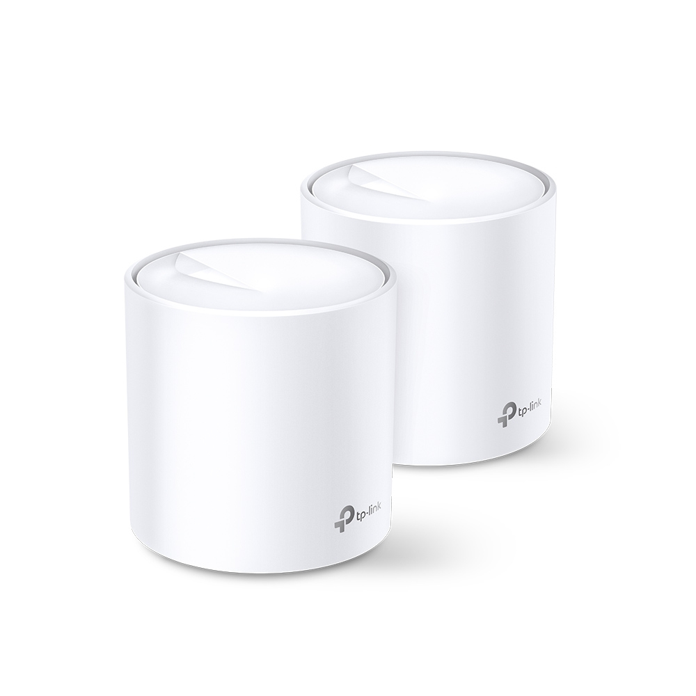 TP-Link DECOX60-2P sistema Wi-Fi Mesh Dual-band (2.4 GHz/5 GHz) Wi-Fi 6 (802.11ax) Bianco 2 Interno