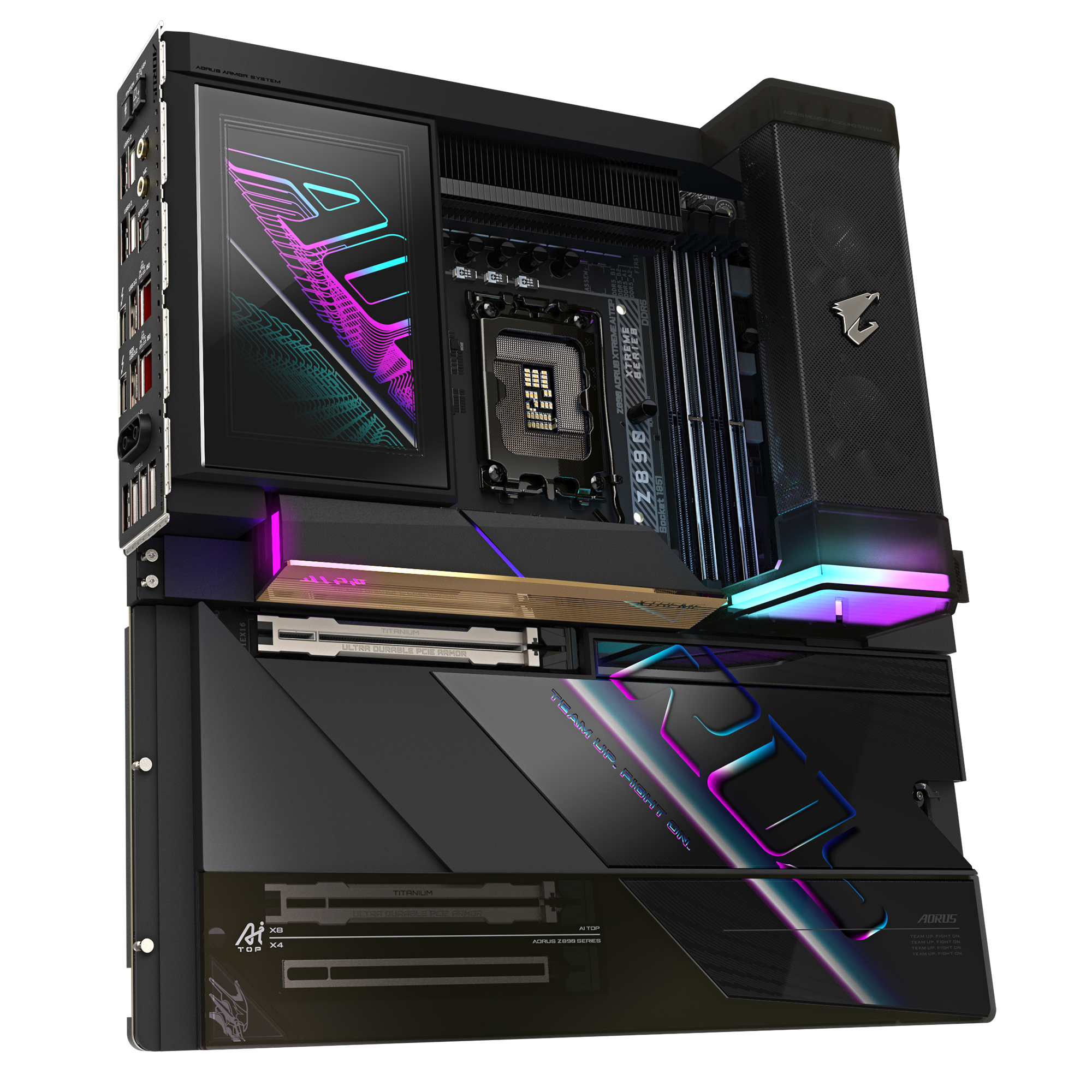 GIGABYTE Z890 AORUS XTREME AI TOP Scheda Madre - Supporta CPU Intel Core Ultra (Serie 2), VRM a 22+1+2 fasi, fino a 9500MHz DDR5 (OC), PCIe 5.0 M.2, Wi-Fi 7, Thunderbolt 5