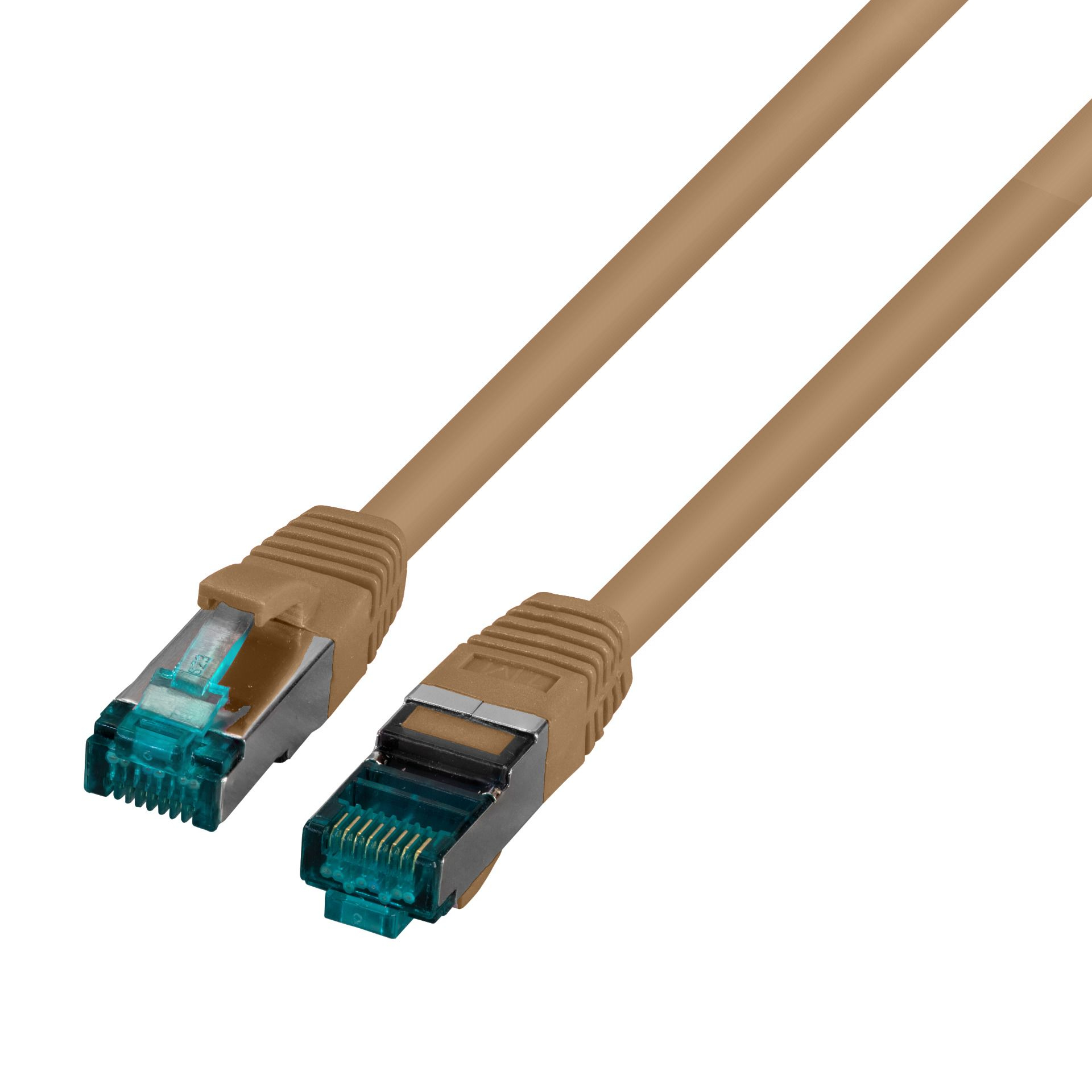EFB Elektronik EFB MK600115BR - Patchkabel Cat.6a, S/FTP, 15 m, braun