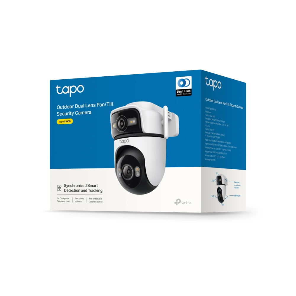 TP-Link Tapo Outdoor Dual Lens Pan/Tilt Security Camera