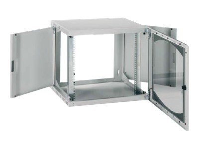 APC Schneider CaSys OPB NSYOPB6U4F Enclosure with Fixed Rack - Gehuse - geeignet fr Wandmontage - RAL 7035, Graue Pulverbeschichtung - 6U - 48.3 cm (19)