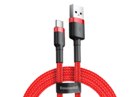 Baseus Cafule - 0,5 m - USB A - USB C - USB 2.0 - 0,48 Gbit/s - Rot