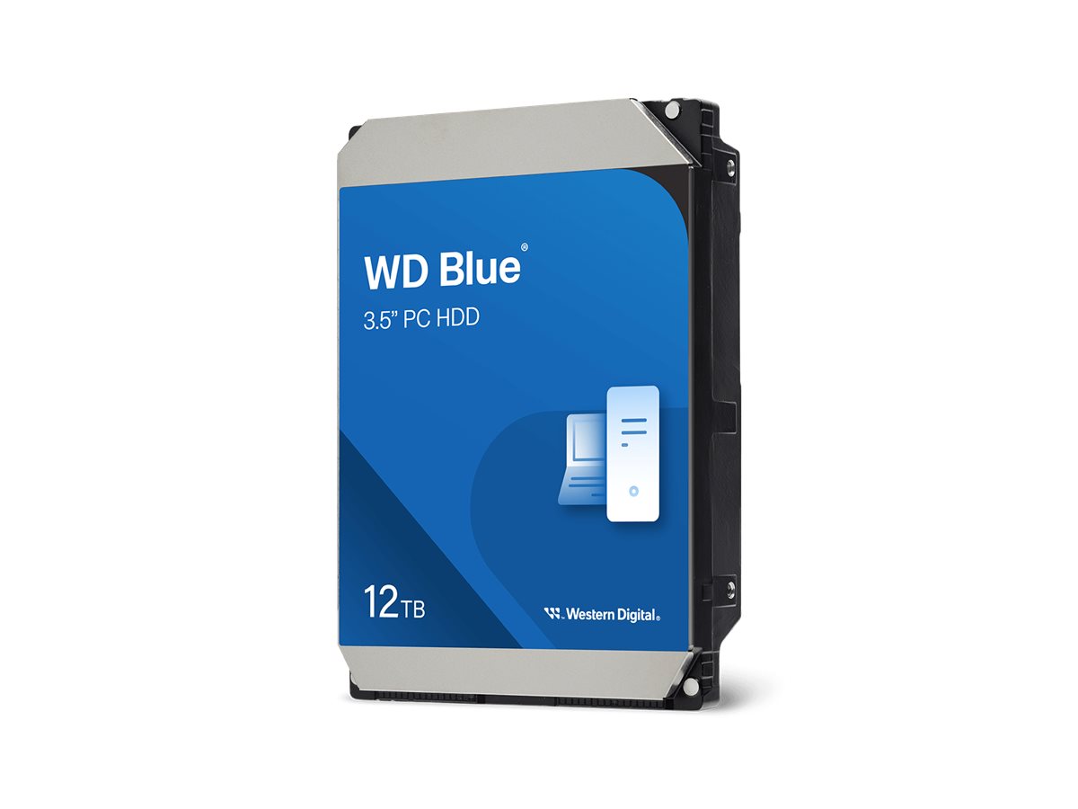 WD Blue - Festplatte - 12 TB - intern - 3.5 (8.9 cm)