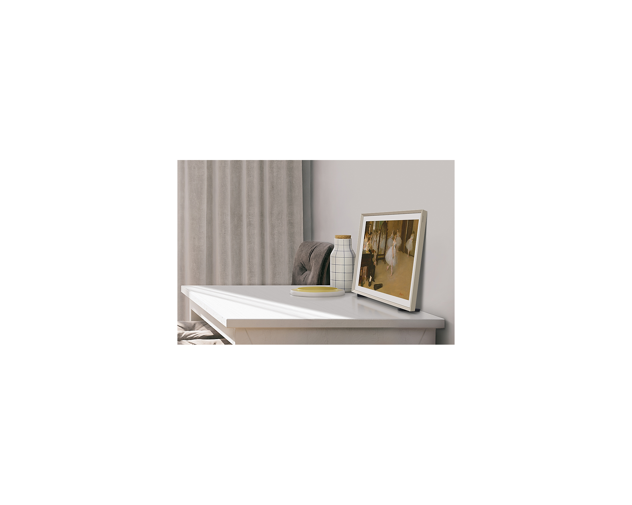 Samsung GQ32LS03CBU - 80 cm (32) Diagonalklasse The Frame LS03C Series LCD-TV mit LED-Hintergrundbeleuchtung