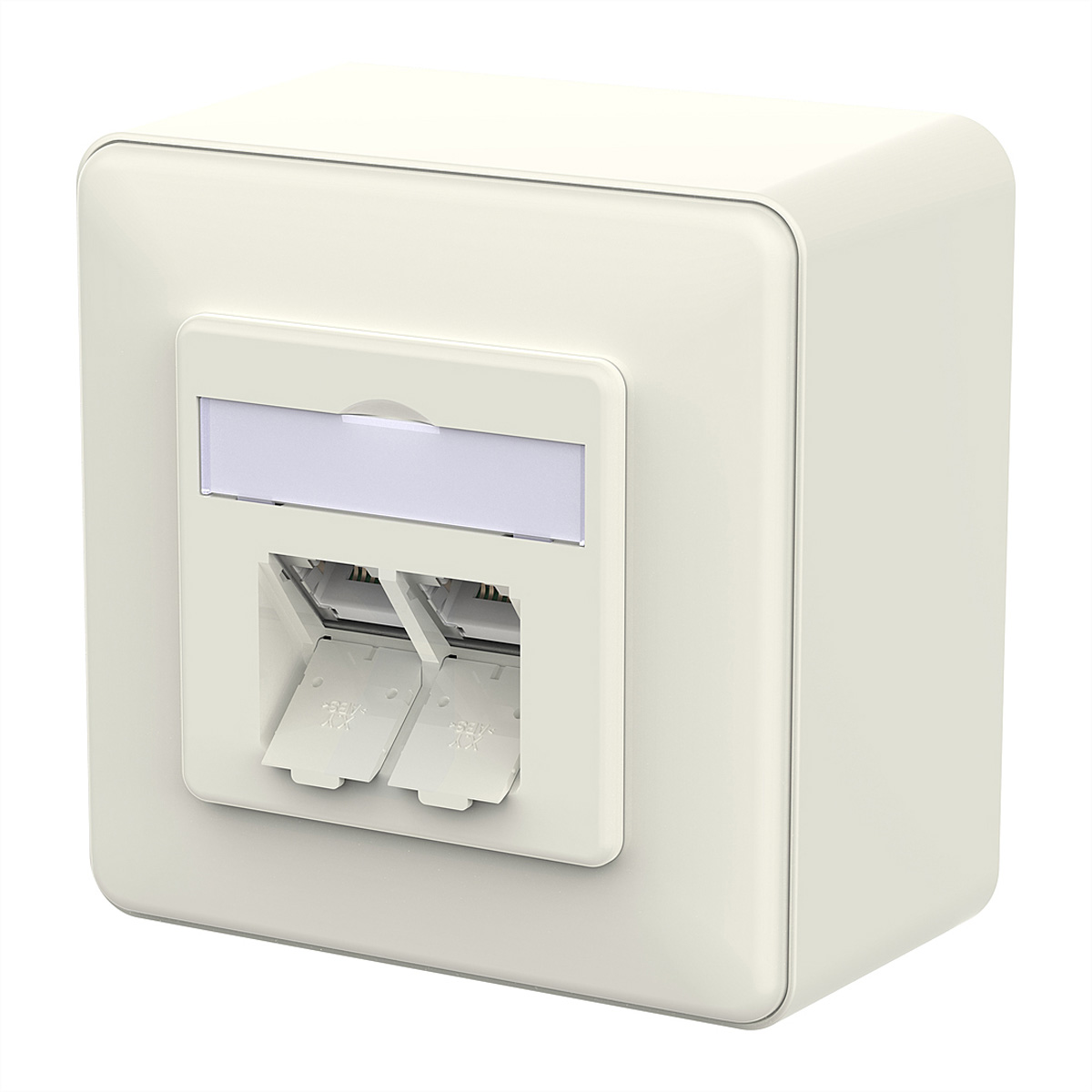 METZ CONNECT Datenanschlussdose E-DAT C6A IDC AP reinwei - Zubehr Netzwerk