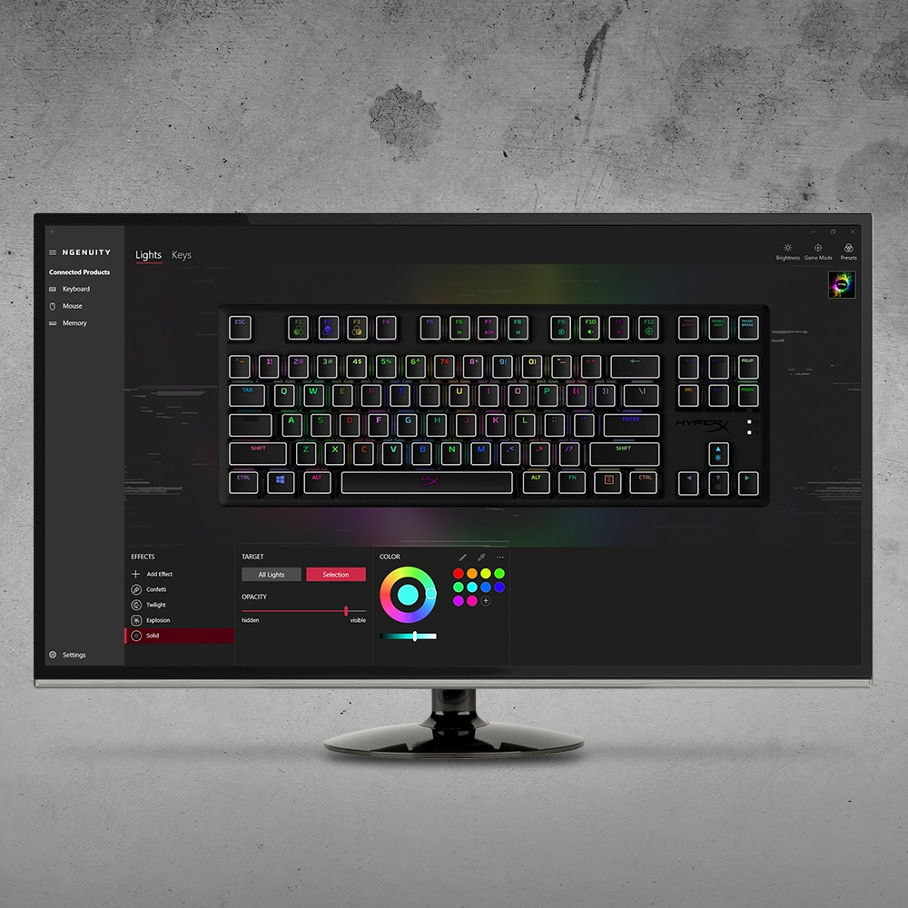 HyperX Alloy Origins Core Tastiera meccanica per il gaming HX Red (layout DE)