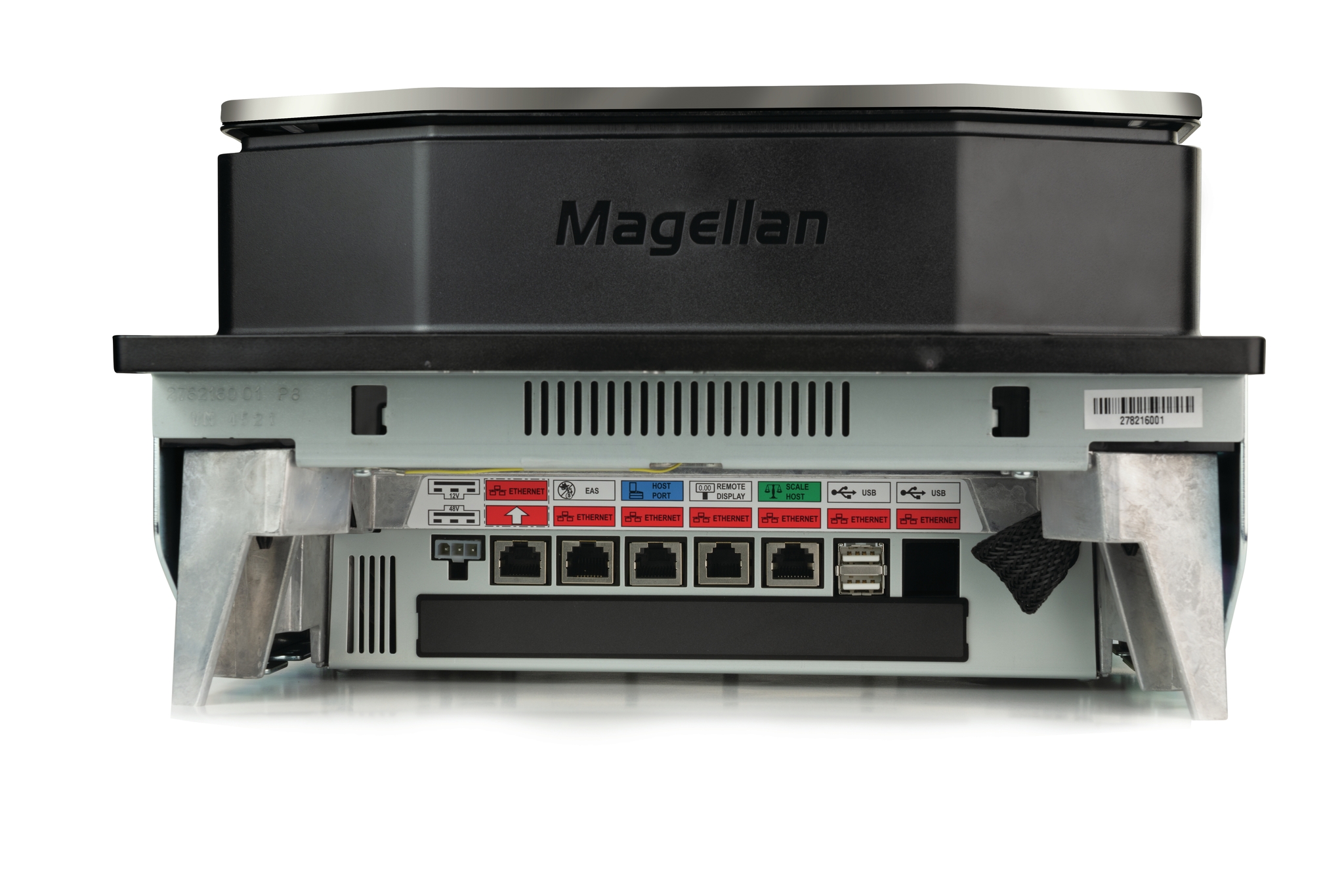 Datalogic Magellan 9900i Scanner Only Med Platter/Fixed Produce Rail/Shelf Mount with Scale - Barcode-Scanner