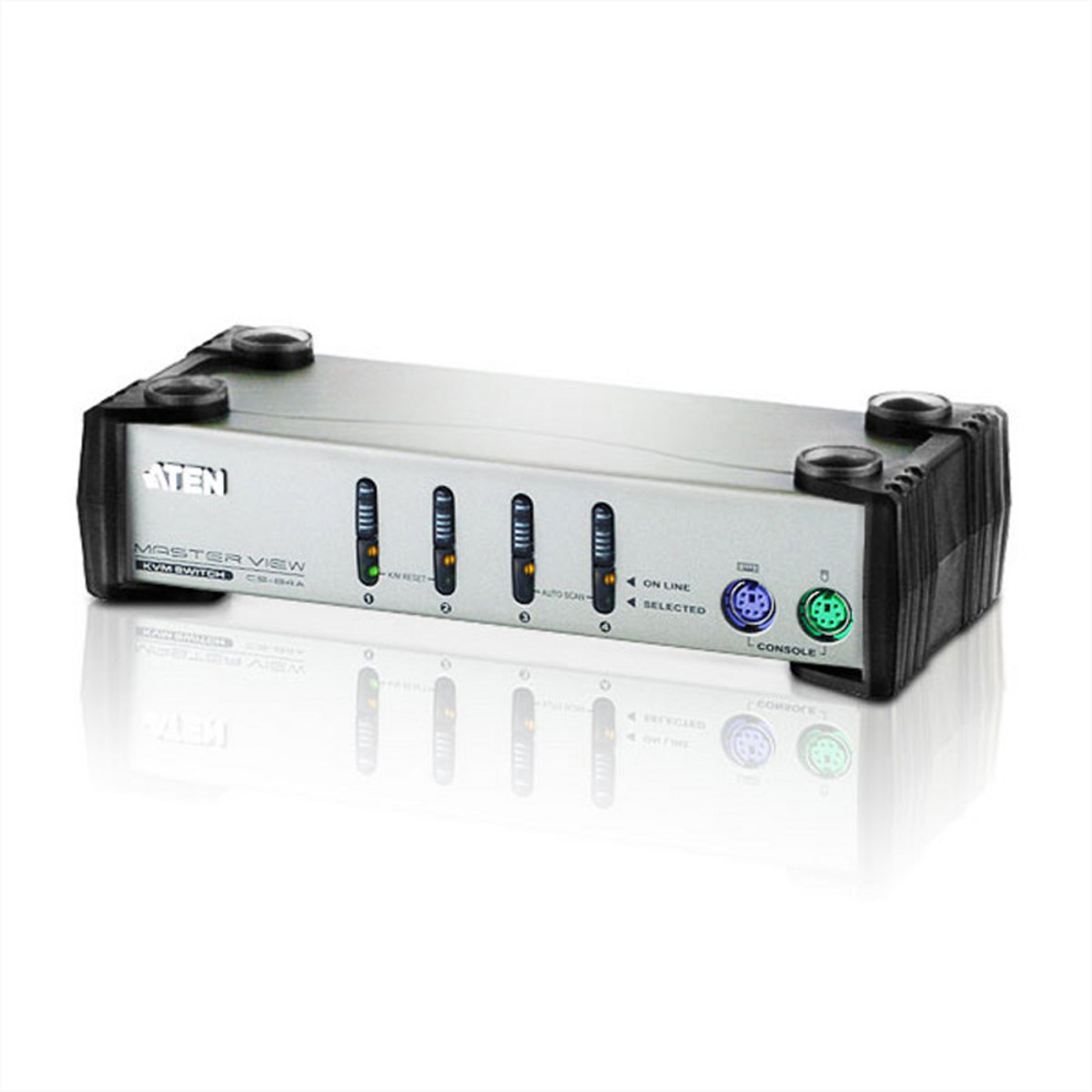 ATEN CS84AC-AT interruptor KVM Gris