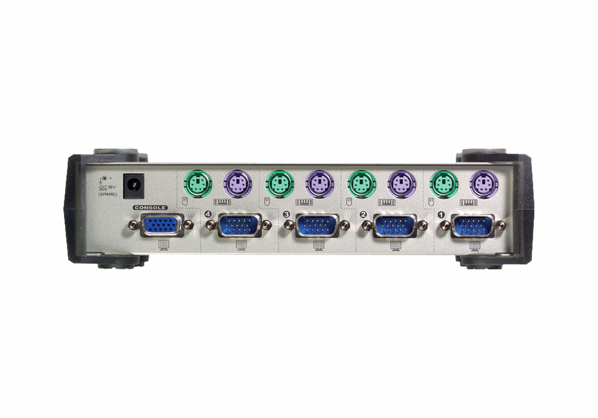 ATEN CS84AC-AT interruptor KVM Gris