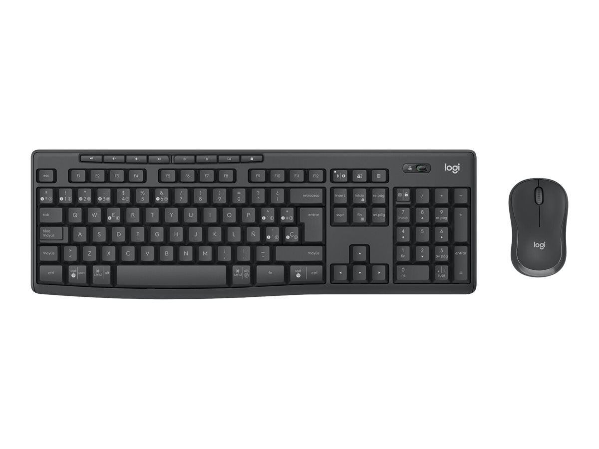 Logitech MK370 Combo for Business keyboard Mouse included RF Wireless + Bluetooth QWERTY Italian Graphite