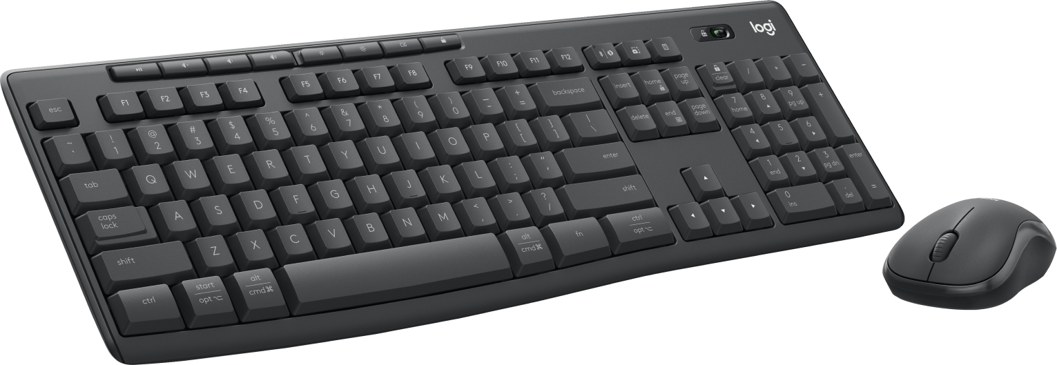 Logitech MK370 Combo for Business keyboard Mouse included RF Wireless + Bluetooth QWERTY Italian Graphite