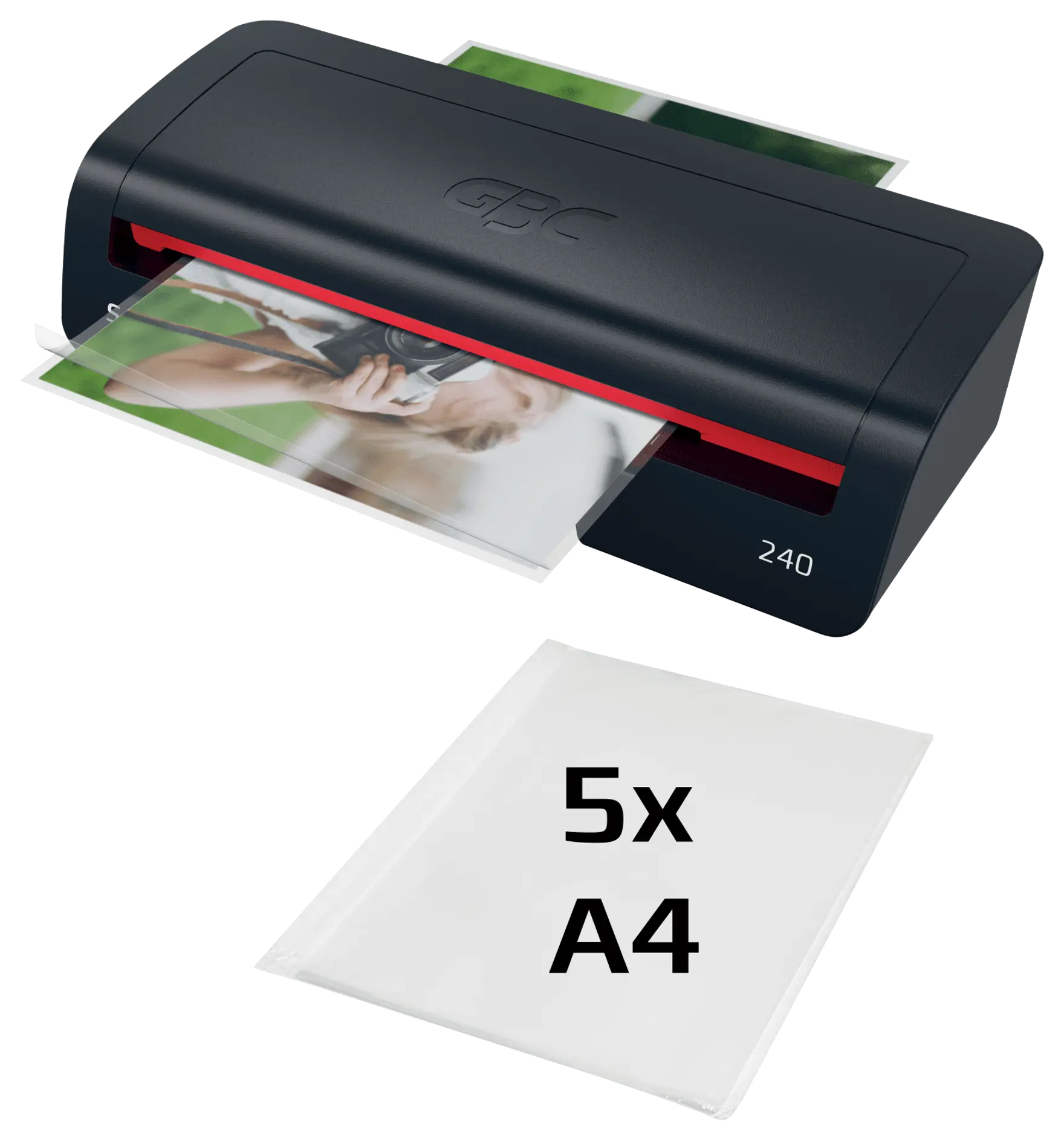 GBC 240 Hot laminator 400 mm/min Black, Red