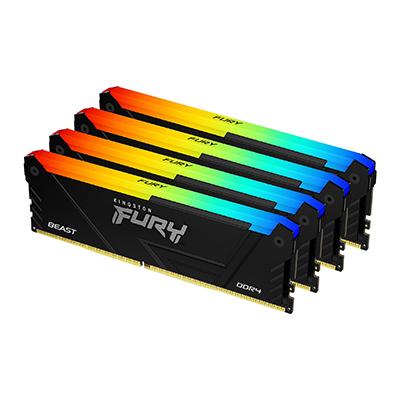 Kingston 32GB DDR4-3600MT/s CL17 DIMM Kit of 4 - 32 GB - DDR4