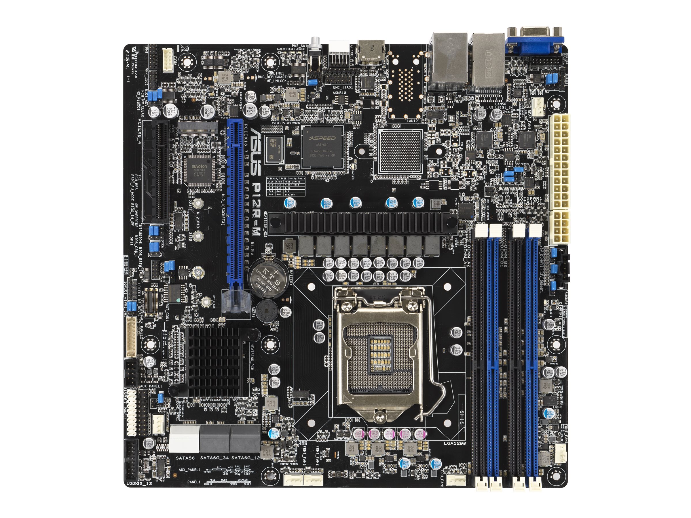 ASUS P12R-M - Motherboard - micro ATX - LGA1200-Sockel