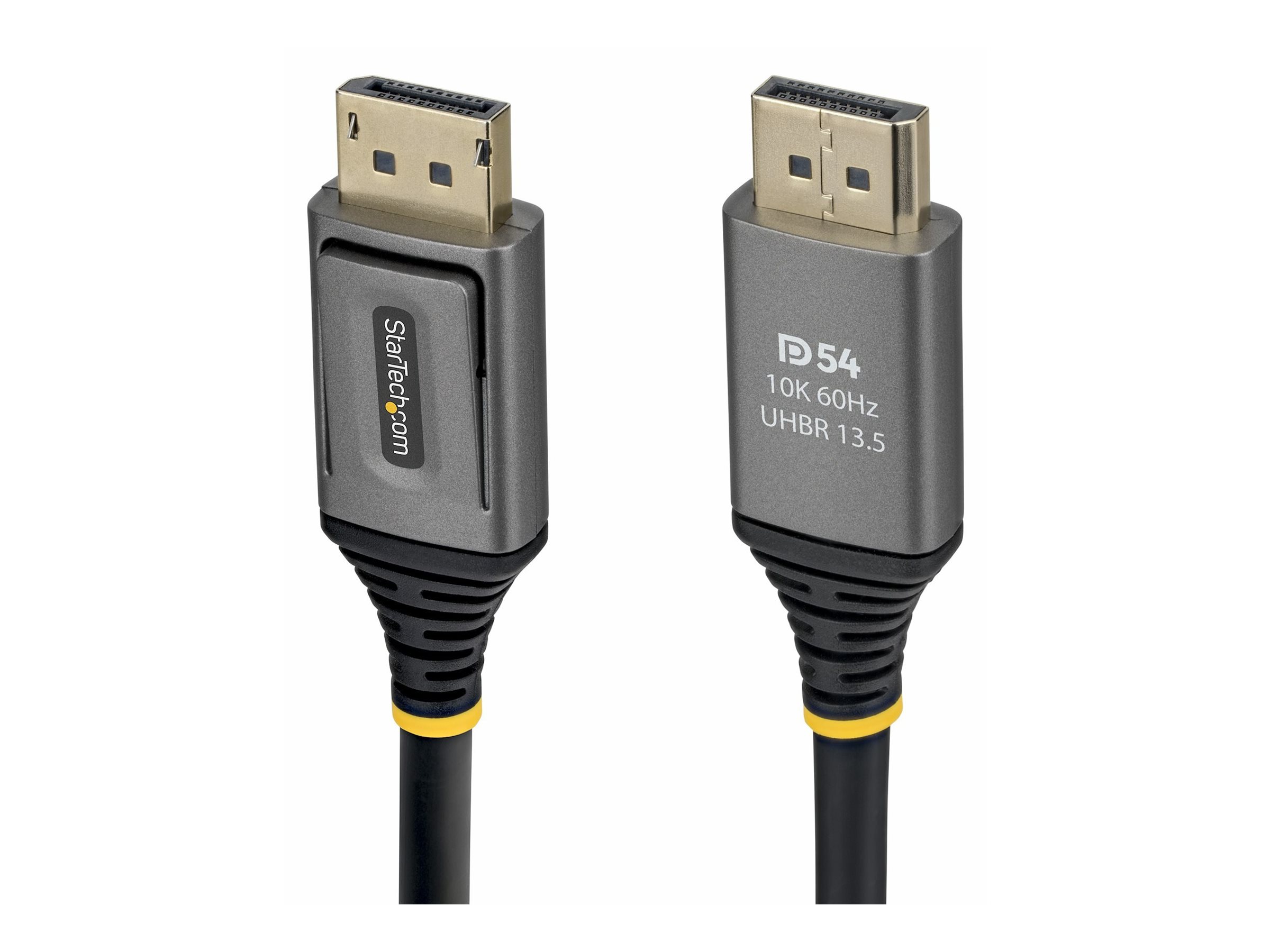 StarTech.com 1m DisplayPort 2.1 Cable, VESA Certified DP54 DisplayPort Cable, Uncompressed 8K 60Hz, 10K 60Hz/8K 144Hz/4K 240Hz w/DSC 1.2a, DP 2.1 Monitor Cord