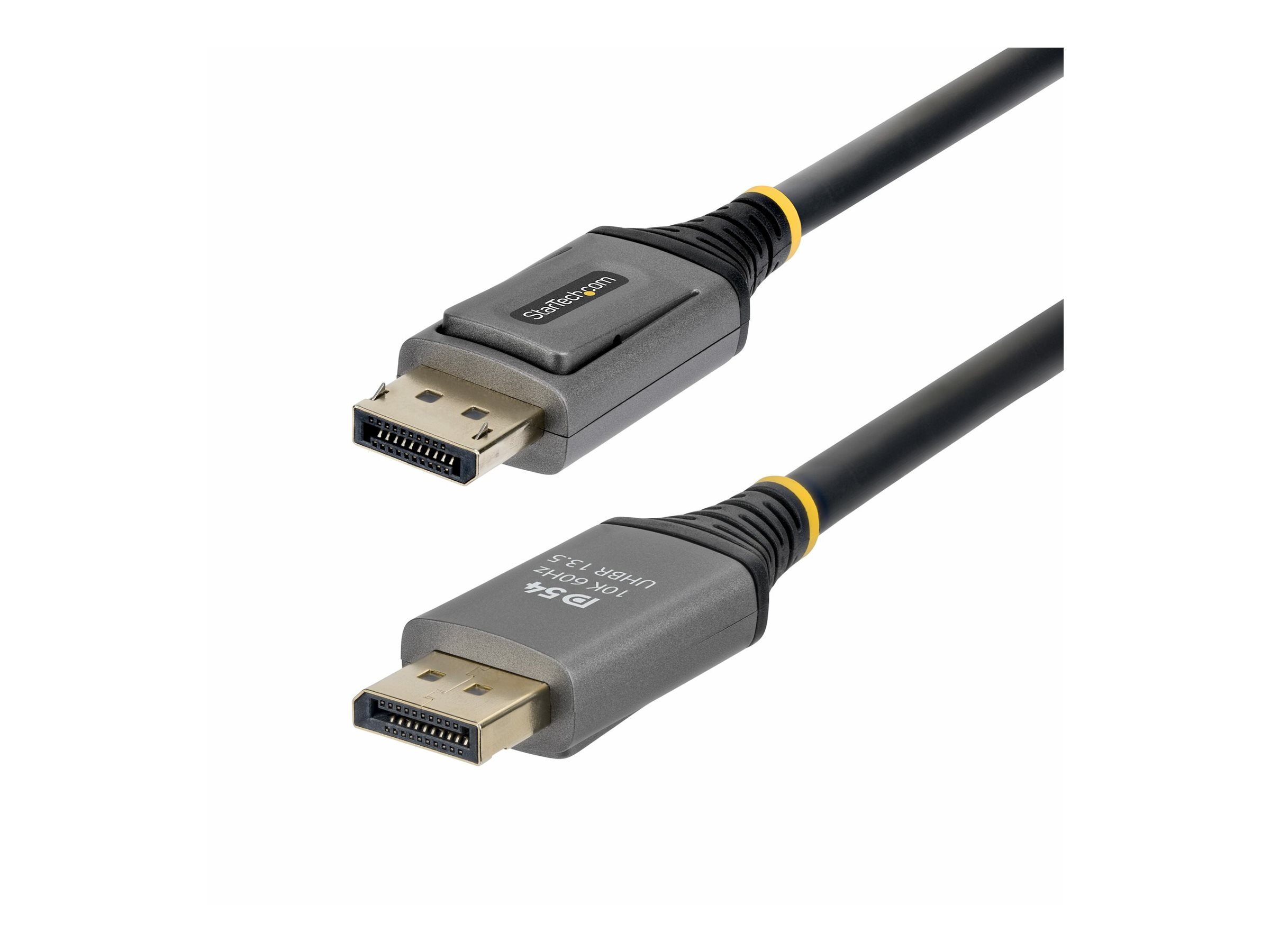 StarTech.com 1m DisplayPort 2.1 Cable, VESA Certified DP54 DisplayPort Cable, Uncompressed 8K 60Hz, 10K 60Hz/8K 144Hz/4K 240Hz w/DSC 1.2a, DP 2.1 Monitor Cord