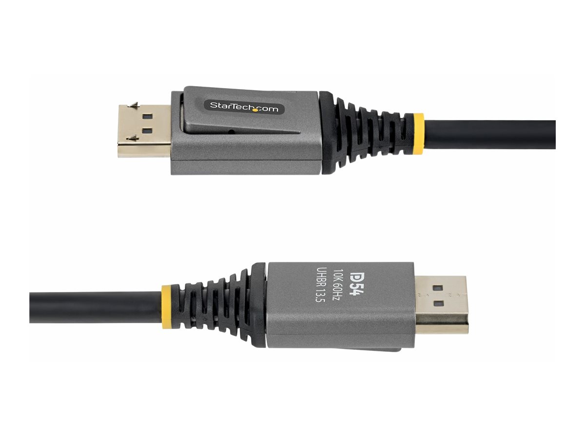 StarTech.com 1m DisplayPort 2.1 Cable, VESA Certified DP54 DisplayPort Cable, Uncompressed 8K 60Hz, 10K 60Hz/8K 144Hz/4K 240Hz w/DSC 1.2a, DP 2.1 Monitor Cord