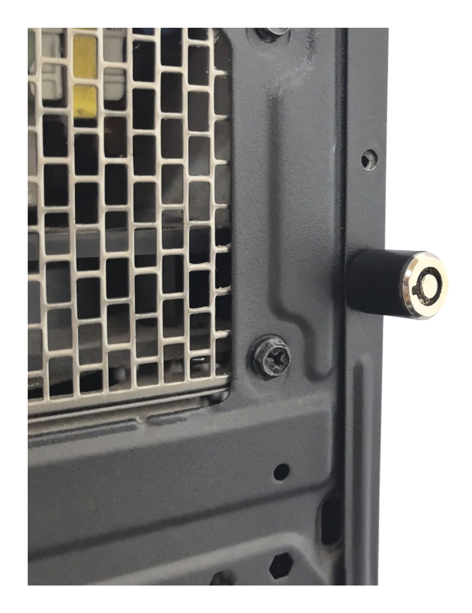 Conceptronic CUSTODIO03BSM Keyed Chassis Lock, Standard Security Slot, Master Keyed Compatible