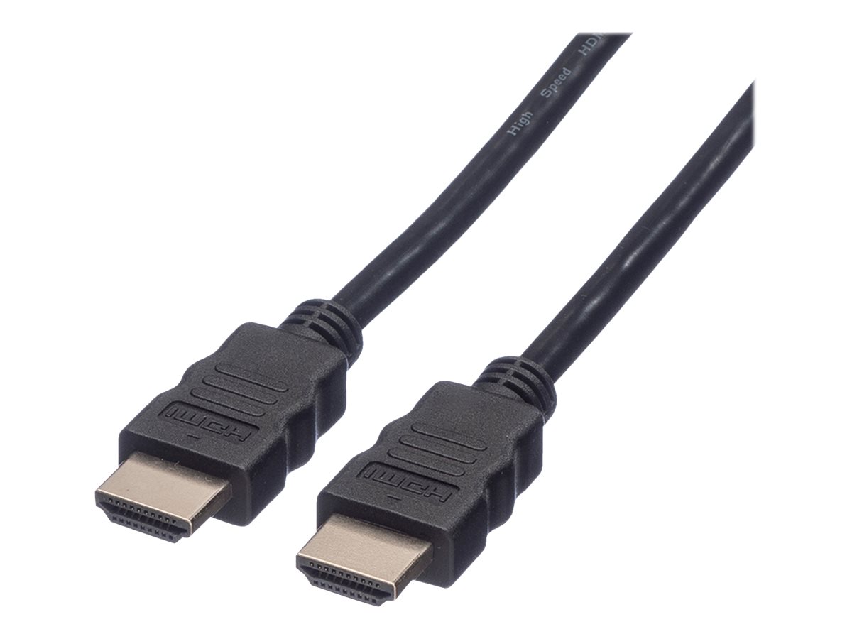 ROLINE HDMI-Kabel mit Ethernet - HDMI mnnlich zu HDMI mnnlich