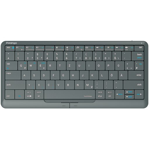 Prestigio PSKEY2SGEN keyboard USB + Bluetooth QWERTY English Grey