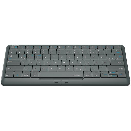 Prestigio PSKEY2SGEN keyboard USB + Bluetooth QWERTY English Grey