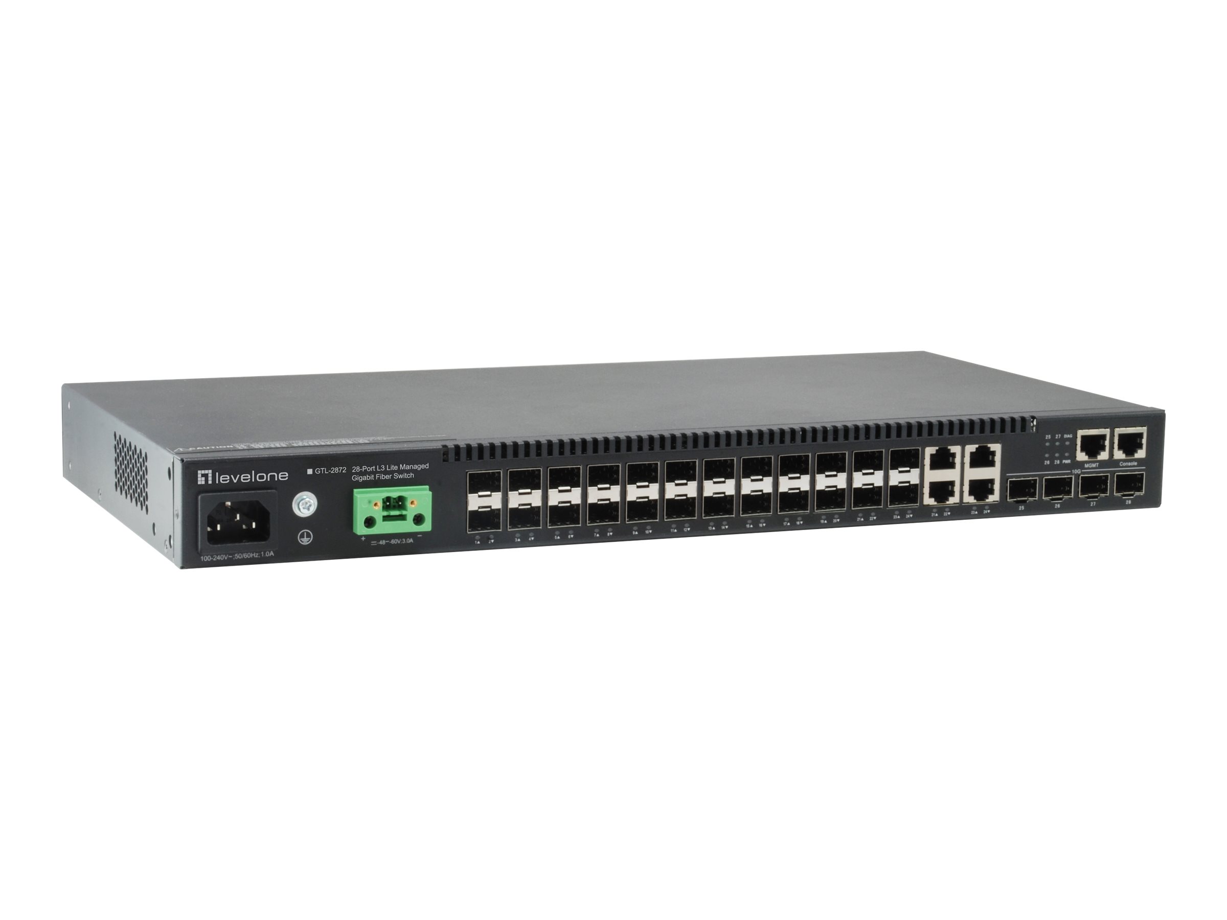 LevelOne KILBY GTL-2872 - Switch - L3 Lite - managed