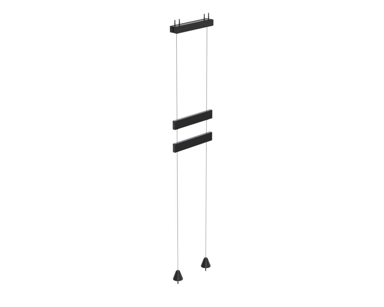 Ergonomic Solutions SpacePole Digital Signage In-window wire mount 5m