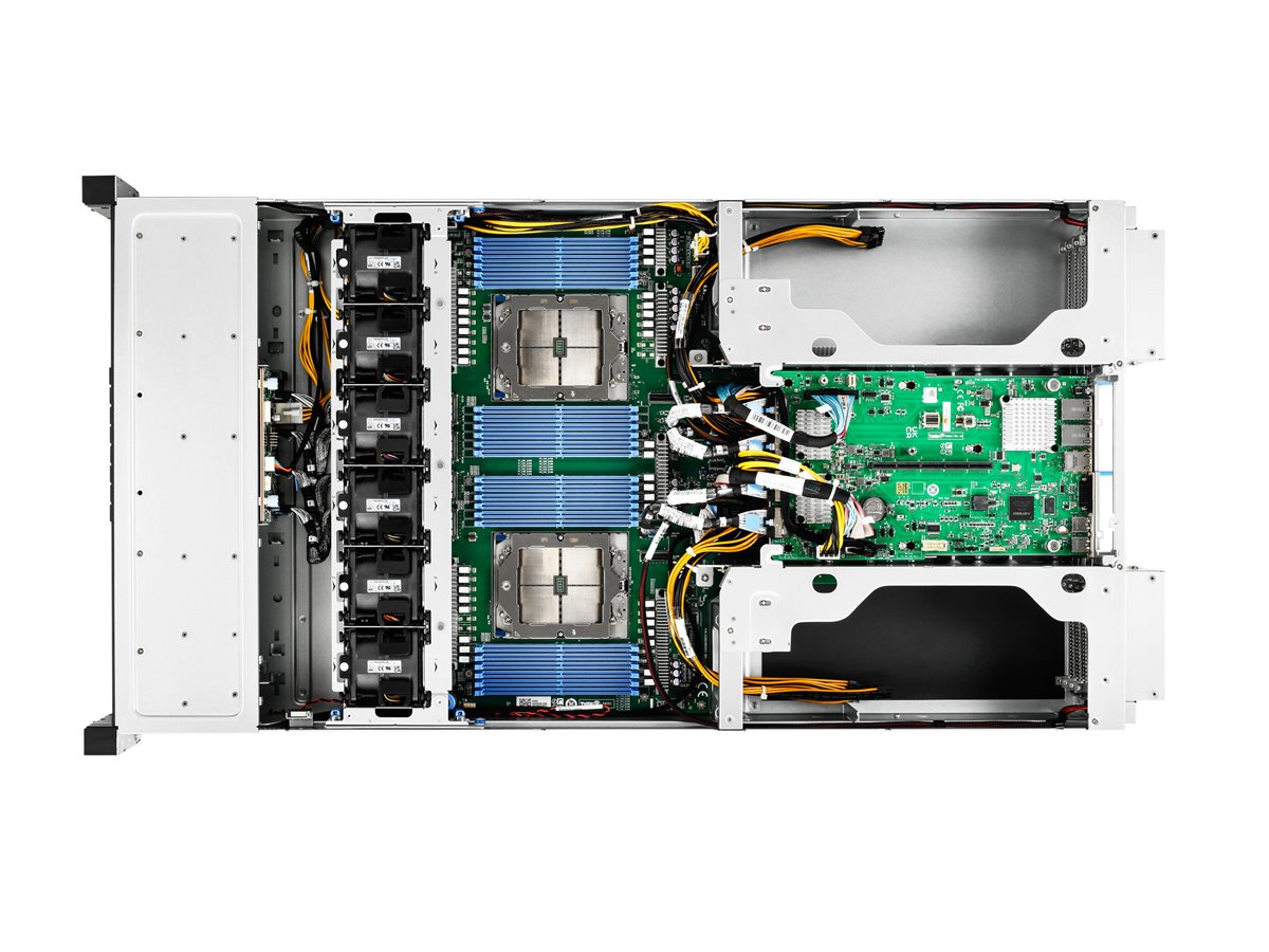 MiTAC B8261T85E8HR-2T-N - Server - Rack-Montage - 2U - zweiweg - keine CPU - NVMe - Hot-Swap 6.4 cm (2.5)